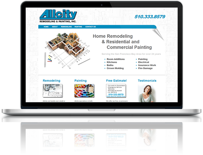 Allcity Remodel Website Design